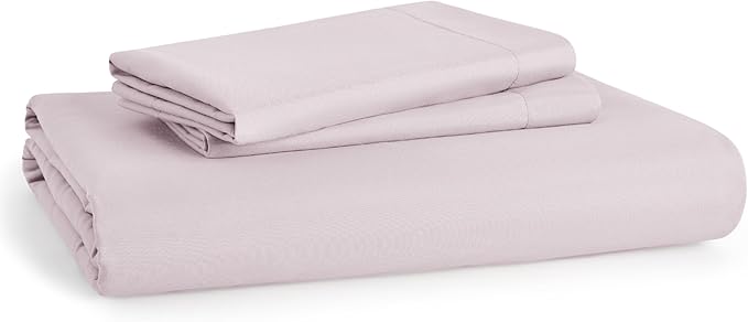 Bedsure Duvet Cover Queen Size - Soft Double Brushed Bedding Set for Kids & Adults, Zipper Closure, 3 Pieces, Includes 1 Duvet Cover (90"x90") & 2 Pillow Shams, NO Comforter, Pink Mocha