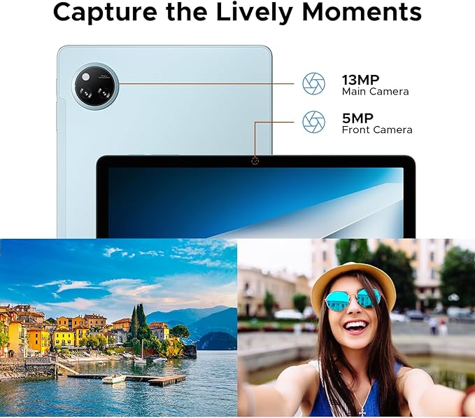 DOOGEE Tab A9 Pro+(2025) Android 16 Tablet with Keyboard,11 inch Tablet with Gemini AI,30GB+128GB/TF 2TB Octa-Core Gaming Tablets,90Hz Display,8580mAh,Netflix 1080P,BT 5.0+5G WiFi,13MP+5MP,Face ID