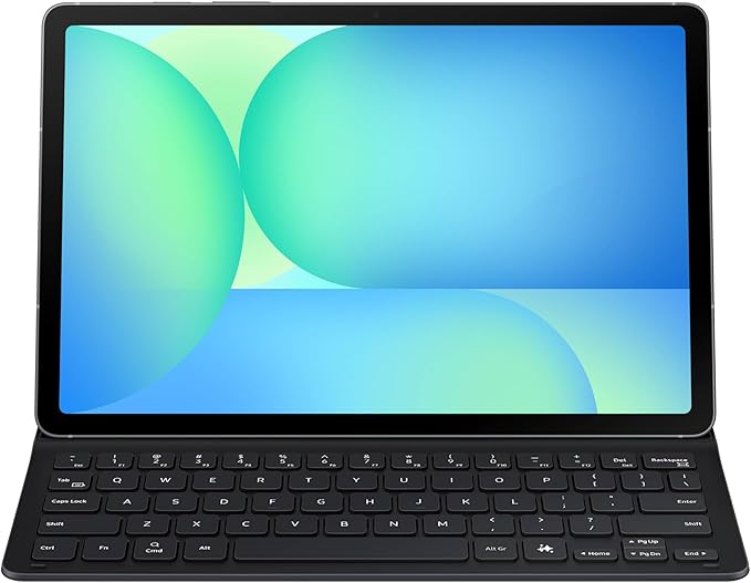 SAMSUNG Galaxy Tab S10 FE 256GB WiFi Android Tablet + Book Cover Keyboard Slim, Large Display, Long Battery Life, Powerful Processor, S Pen, US Version, 2025, 2 Yr Manufacturer Warranty, Gray