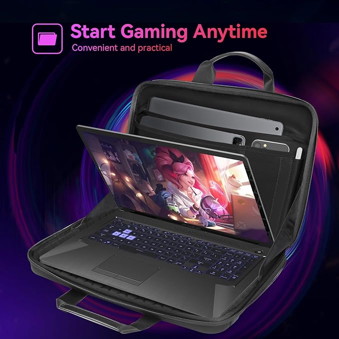 Smatree Heavy Duty Hard Case for 16 inch ASUS V16 V3607, ROG Zephyrus G16 2025 GU605/2024, TUF Gaming A16 Advantage Edition 2023, TUF Gaming A16/F16 2024, 15.6 inch ASUS ROG TUF Gaming F15/A15 (A800)