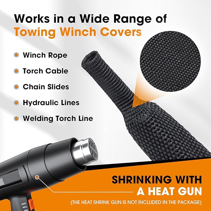 Black 2:1 Ratio Automotive Heat Shrink Braided Sleeving,Wear-Resistant Flat Woven Shrinkable Sleeve Fabric Car Cable Wires Hoses Protection (1-3/8"-35ft)