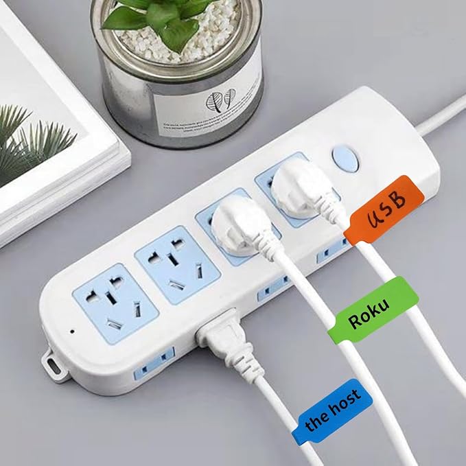 24PCS Multi-Color Cable Ties - Reusable Fastening Straps for Electronics and Cord Organizer, 8 Colors