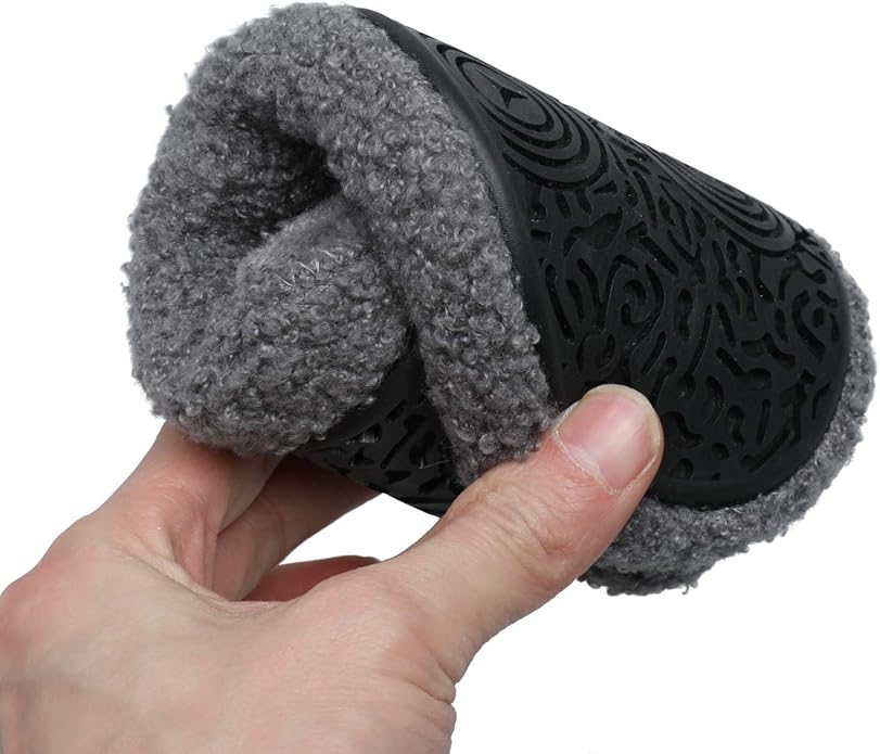Scurtain Unisex Adults Rubber Sole Slippers