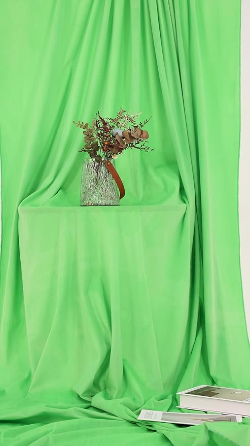Kate 6ftX9ft Solid Light Green Backdrop Portrait Photography Background for Photography Studio Children and Headshots Green Backdrop Background