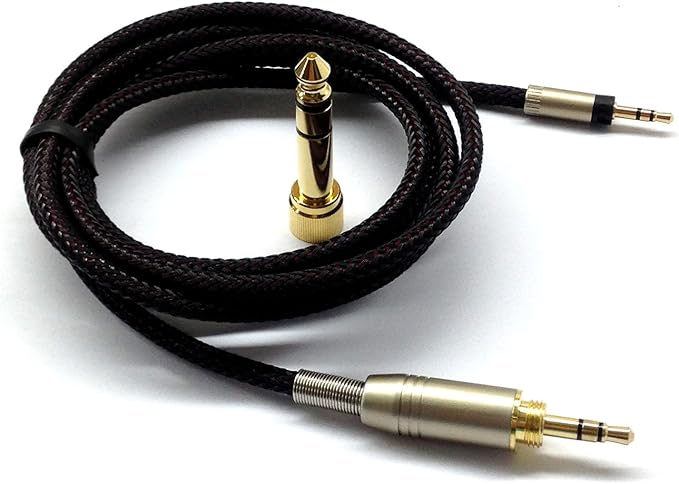 NewFantasia Replacement Audio Upgrade Cable Compatible with Sennheiser Momentum, Momentum 2.0, HD1 Over-Ear On-Ear Headphones 1.8meters/5.9feet