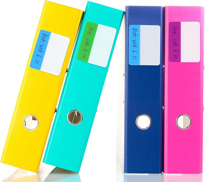 Jovitec 800 Pcs Tabs 2 Inch Sticky Index Tabs Writable and Repositionable File Tab Flags Colored Page Markers Labels for Reading Notes, Books and Classify Files 40 Sets(Novelty Colors)