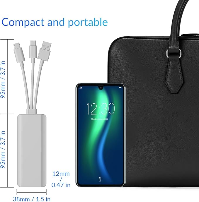 5-in-1 Multi Memory Card Reader,Aluminum SD/TF/CF/MS/M2/Cfast/Memory Stick Pro Duo/Micro SD Card Reader Adapter for i-Phone/i-Pad USB C and USB A Devices,No Application Required Plug and Play