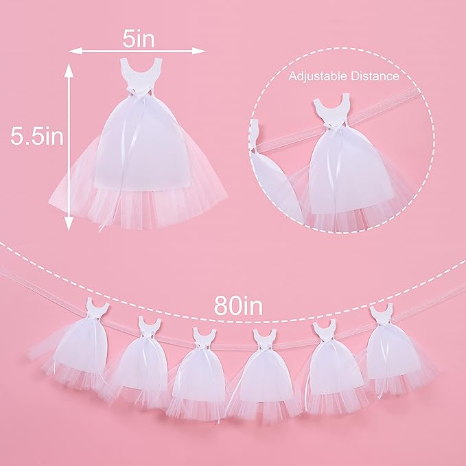 Bridal Shower Decoration Wedding Banners - Core Decorations for The Bride and Groom, Engagement Party Table Decorations, Wedding Dress Selection, Bridal Shower Decorations.Bride to Be Chair Banner