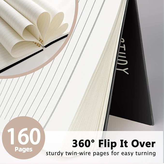 LIANGW Funny Notebooks for Work, School Stuff Journal for Women & Men, College Ruled Journaling Notebook for Writing, School Supplies for Teen Girls, 5.5x8.3 Inch