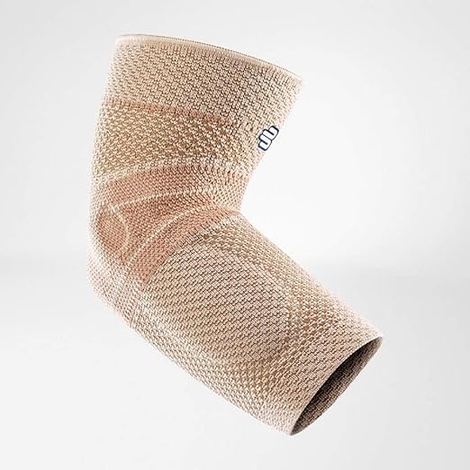 Bauerfeind - EpiTrain - Elbow Support - Targeted Compression for Chronic Elbow Pain - Size 1 - Color Nature