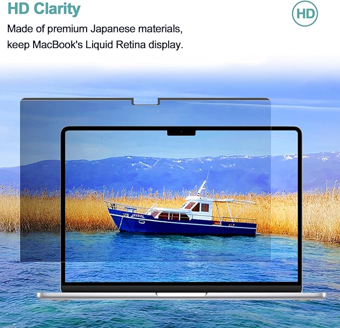 IPROKKO Privacy Screen MacBook Pro 16 Inch (2021-2025, M1, M2, M3, M4, Pro, Max), Magnetic Removable Anti Blue Light Glare Privacy Filter Compatible with Mac Pro 16In,Laptop Mac 16.2 Screen Protector