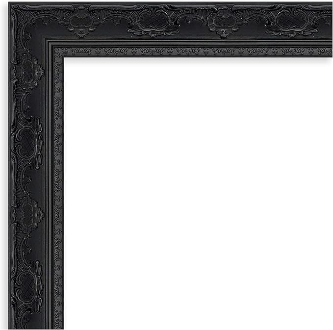 Amanti Art Black Framed Magnetic Board 20x24 Small Vision Board for use with Magnets, 100% Metal Sheet to Display Items as Office Decor or for Home Organization in mudroom, Kitchen or Kids Room