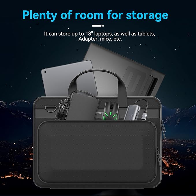 Smatree Heavy Duty Hard Case Compatible for 17.3 inch ASUS ROG Strix Scar 17 SE 2022, for ROG Strix Scar 17 2023/2022/2021, for 17.3 inch ASUS ROG Strix G17 2023/2022/2021 Gaming Laptop (A800XL)