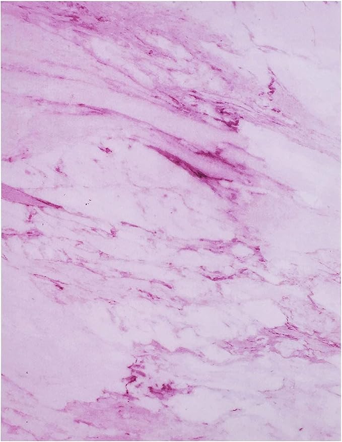 Paper Junkie Marble Printer Paper - 8.5 x 11 In, 96 Sheets, 6 Colors - Decorative Card & Copy Paper for Correspondence - Invitations & Crafts