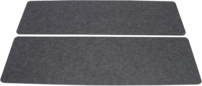 DYRABREST 2 Pack Acoustic Desk Divider, 60 x 16 Inch, No Drilling Clamp-On Privacy Shields, Freestanding, Grey