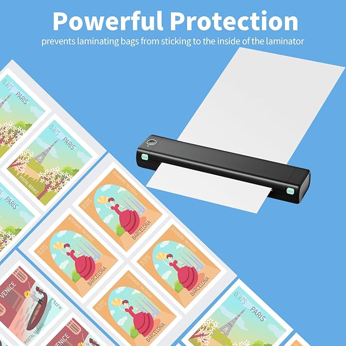 Laminator Carrier Sleeve Lamination Carrier Thermal Laminating Carriers Sheets Thermal Carrier Sheet for Laminator with All Brand Laminating Pouch (10, Legal Size)