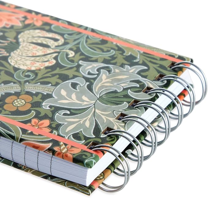The Gifted Stationery Hardcover Spiral-Bound Notebook Pack - Top-Bound Spiral Notepads - Grocery List Notebook - Office & School Notepads - 8.4 x 3.75 in, 100 Sheets/200 Pages, Pack of 3