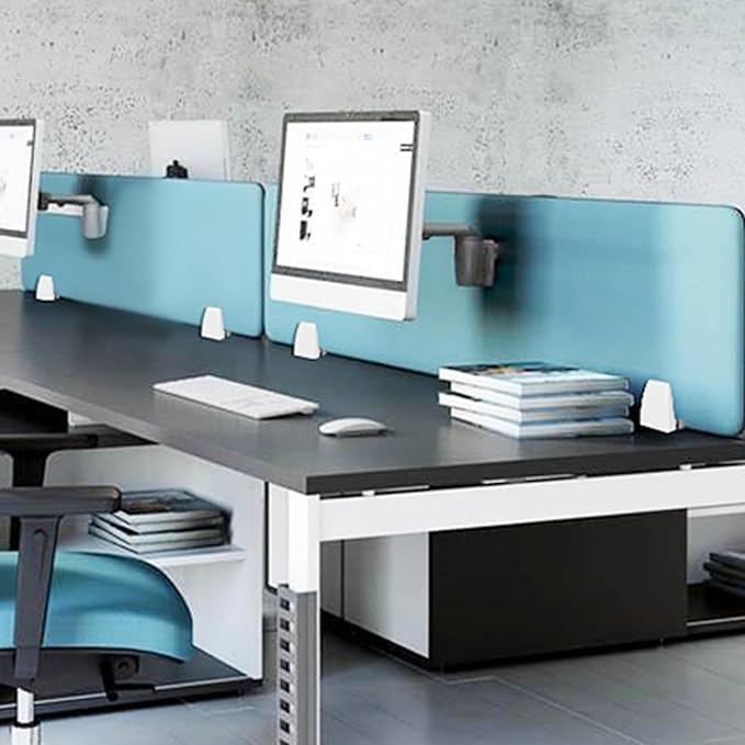 Acoustic Desk Partition Privacy Screen for Workstations Independent Divider Ideal Classroom & Office Space Separator Effective Soundproofing Solution