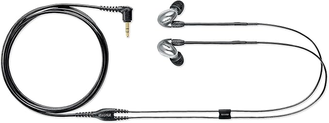 Shure SE846 PRO Gen 2 Wired Sound Isolating Earphones, High-End in-Ear Earbuds with Four Hi-Def Drivers, Customizable Sound Filters, Gray (SE846-GR+2)