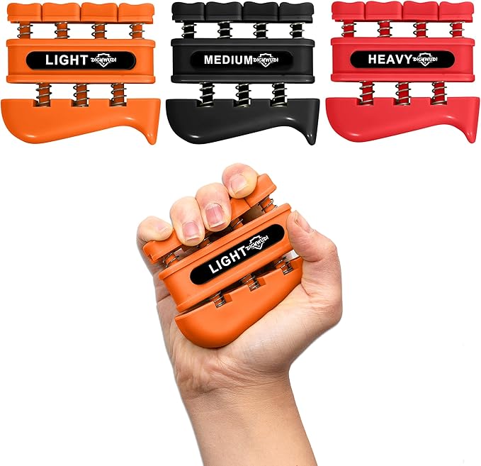 DICYWUDI Grip Strength Trainer, Finger Strength Trainer for Grip Strength Training for Fingers, Wrists, and Hands for Home, Office, Gym, Climbing, Athletes, Musicians, and Therapy