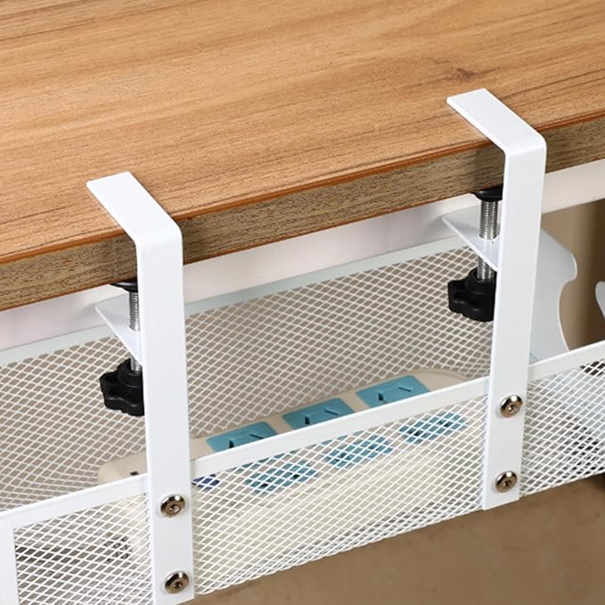 Under Desk Cable Tray,Space Saving Cord Organizer,Under The Desk Cable Management - for Family Friends Students Adults Men Women Home Indoor Office Study Kitchen