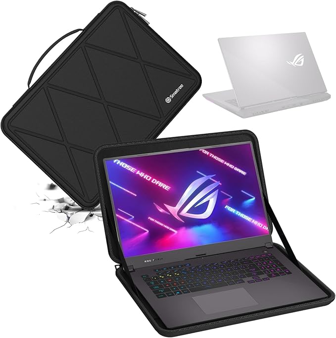 Smatree Hard EVA Sleeve Compatible for 18inch ASUS TUF Gaming A18 2025,for 17inch ASUS ProArt StudioBook Pro 17 W700,for 17.3inch ROG Strix G17/SCAR 17 2023/2022,ROG Strix Scar 17 X3D/SE Case(X8328)