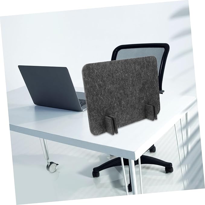 Uonlytech Felt Desktop Privacy Partition Panel Soundproof Desk Divider for Office and Classroom 30 x 18 Table Shield Easy Installation for Students and Teachers