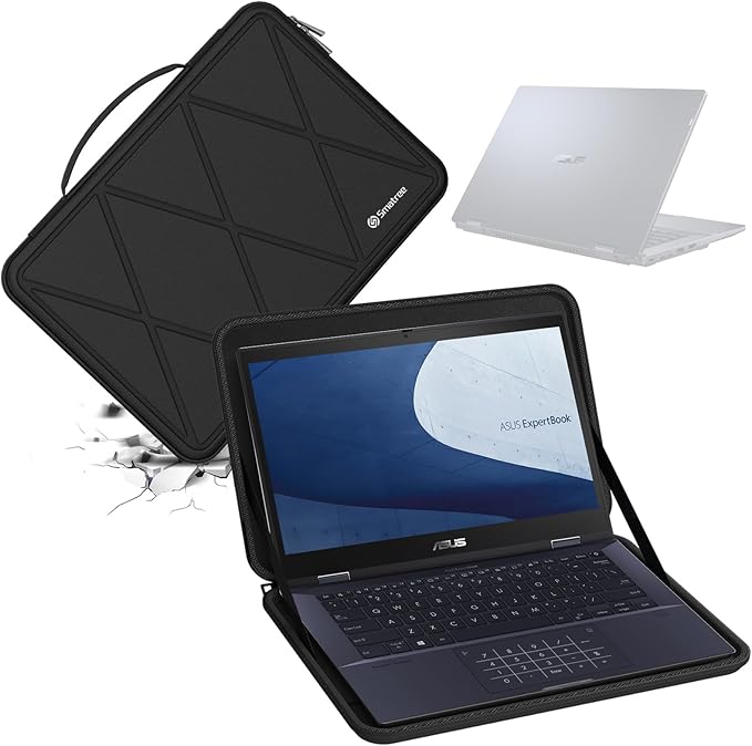 Smatree Hard EVA Protective Sleeve Case Compatible for 14 inch ASUS ExpertBook B3 Flip (B3402) Laptop, for ASUS Vivobook Flip 14 TP401/TP412 Laptop Notebook Bag (X8259)