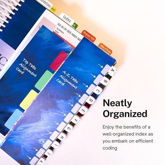 Index Tabs for ICD-10-CM 2025 The Complete Official Codebook - Navigate with Precision in Your Code Book