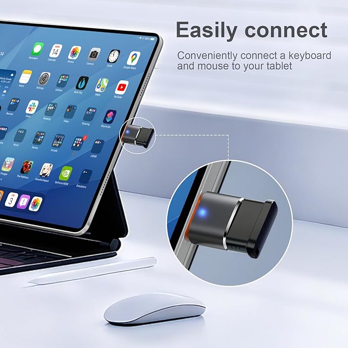6 Pack USB C to USB Adapter, USB C Male to USB 3.0 Female OTG Adapter for iPhone 17/16/15, Mac, iPad, Samsung Galaxy S24 S25, Notebook, and More Type C Devices, Black