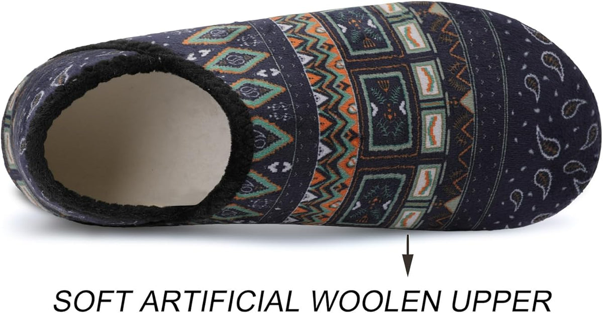 Scurtain Unisex Adults Rubber Sole Slippers