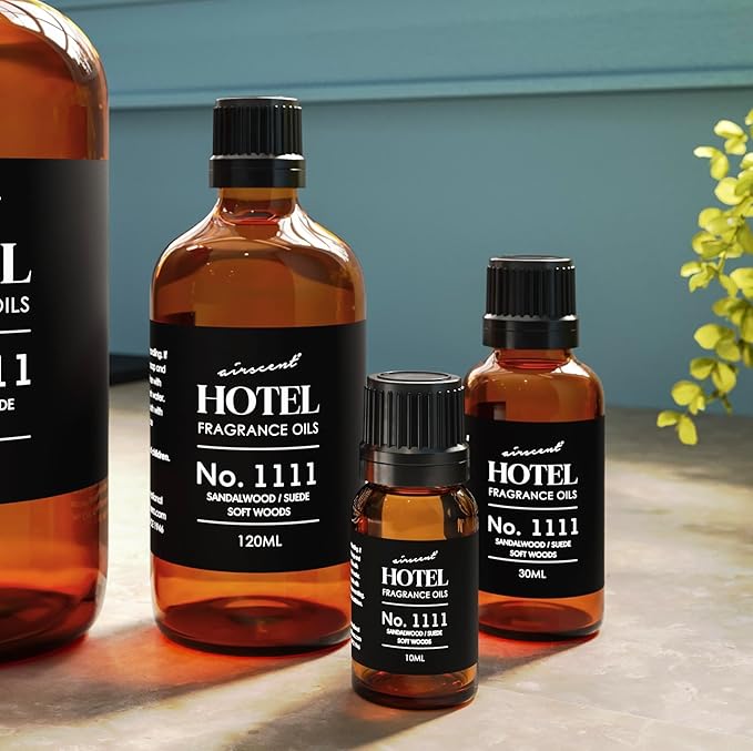 AirScent My Way Diffuser Oil Inspired by The 1 Hotel Miami Scent - Premium My Way Fragrance Oil for Ultrasonic and Waterless Diffusers and Crafting - 120 mL, 4 fl oz Glass Dropper Bottle