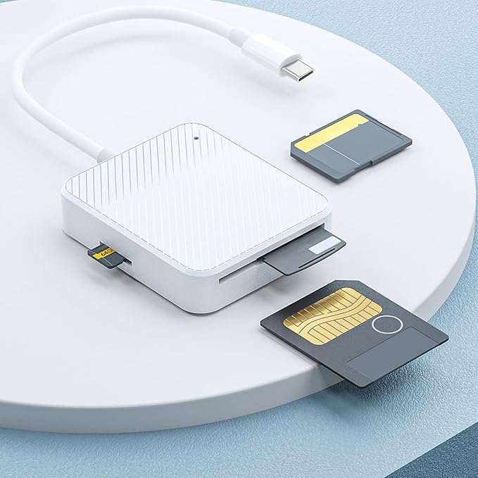 Multi-Slot High-Speed Type-C USB-C Memory Card Reader Smart Media M2 SD SM XD 4-in-1 Adapter Hub Multi-Card Reader Accessory