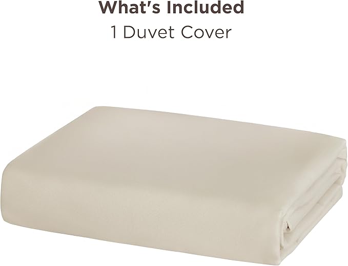 Bedsure Duvet Cover California King Size - Only Includes 1 Duvet Cover (104"x98"), Hotel Luxury Soft Double Brushed All Season Bedding for Kids & Adults, Zipper Closure, NO Comforter, Linen
