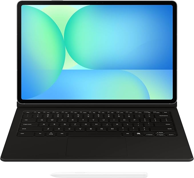 SAMSUNG Galaxy Tab S10 FE+ 13.1” 256GB WiFi Android Tablet + Book Cover Keyboard Slim, Long Battery Life, Powerful Processor, S Pen, US Version, 2025, 2 Yr Manufacturer Warranty, Gray