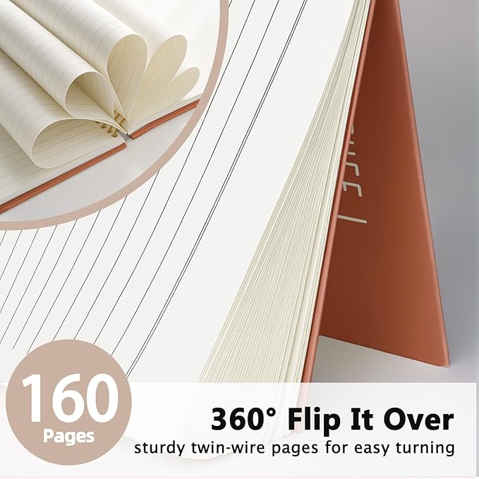LIANGW Funny Orange Notebooks for Work, Funny Work Gifts for Coworkers & Boss, Coworker Office Gifts for Men Women, Fun Spiral Notebooks Journals for Writing, Funny Office Supplies 5.5x8.3 Inch