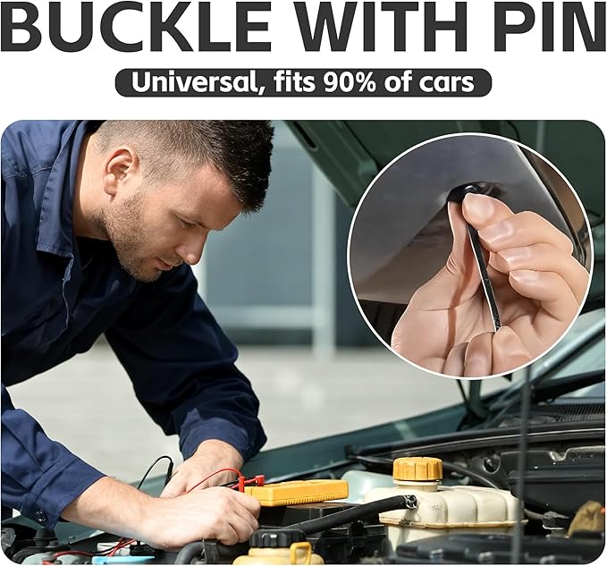 Nylon Universal Cable Tie Buckle, 2026 New Upgrade Heavy Duty Self-Locking Rivet Zip Ties Holder, Multifunctional Cable Tie Buckle for Car Daily Repair, Home, Office, Workshop (200 Pcs)