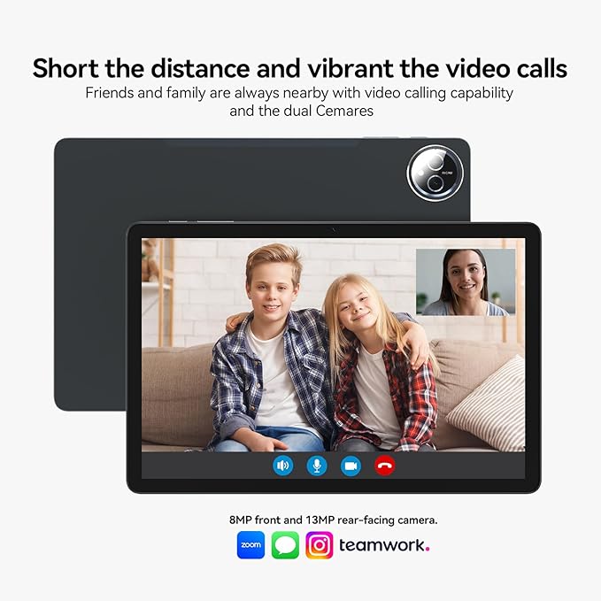 SUNTUNG Tablet, 2026 Latest 11 inch Android 15 Tablet, 5G WiFi+Cellular, MTK8786 Octa-Core, 16GB 128GB 1TB Expansion, 4G LTE Tableta, 21MP Camera, Gemini AI 2.0, Tablets with Keyboard, Mouse, Case