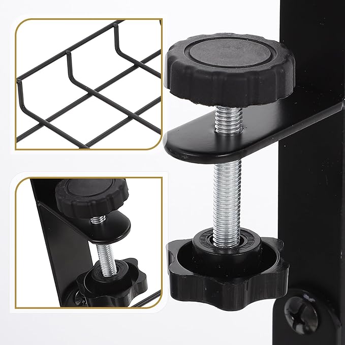 Under Desk Cable Organizer Tray 500Mm No Drill Cable Management Rack Wire Holder for Office Desk Power Strip Storage