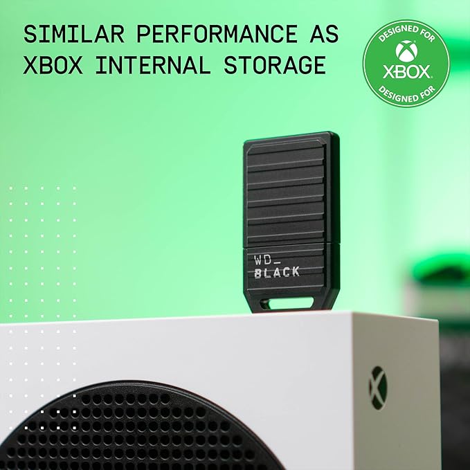 WD_Black 2TB C50 Storage Expansion Card, Officially Licensed for Xbox – Quick Resume, Plug & Play, NVMe SSD Expansion for Xbox Series X|S Gaming Consoles - WDBMPH0020BNC-WCSN