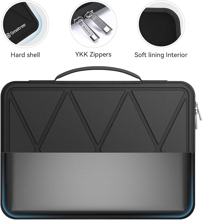 Smatree Hard EVA Protective Sleeve Case Compatible for 15.6 inch ASUS ExpertBook B2 B2502C Laptop, for 15.6 inch ASUS ExpertBook B2 Flip B2502F Anti-Shock Notebook Bag (X8289)