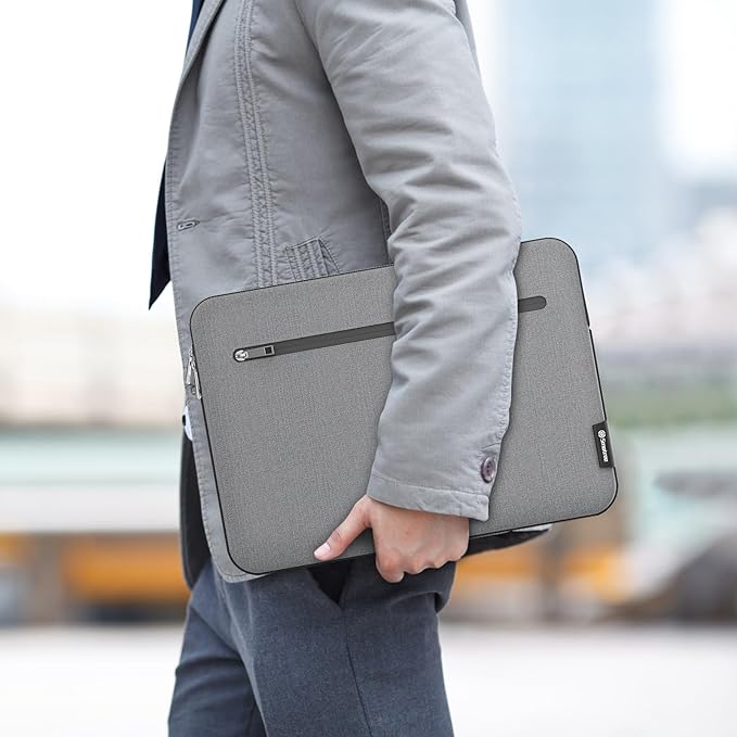 Smatree SlimPro Laptop Sleeve for 14 inch HP Pavilion x360 2-in-1 Laptop 14t-ek1000/14-ek0097nr, for 14 inch Pavilion Laptop-14-dv2097nr/ec1097nr, 14inch Envy x360 14t-es000 Case, Light Grey (S420LG)