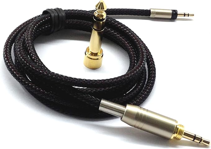 NewFantasia Replacement Audio Upgrade Cable Compatible with Sennheiser Momentum, Momentum 2.0, HD1 Over-Ear On-Ear Headphones 3meters/9.9feet