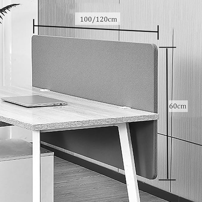 Acoustic Desk Divider Panel, Soundproof Privacy Partition for Office Cubicles, Noise Reduction Enhanced Work Environment