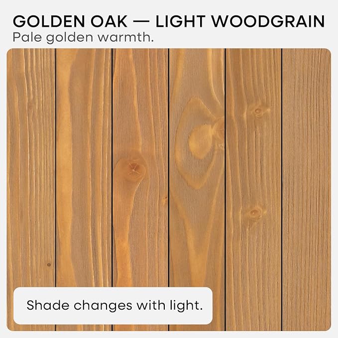 Homeforia 30 inch Golden Oak Floating Shelf, High End Solid Real Wood 30inch Small Floating Shelves for Wall Mounted, Oak Wooden 30in Floating Shelves, Heavy Duty Bracket, 30 X 6.5 X 1.75 in, Set of 3