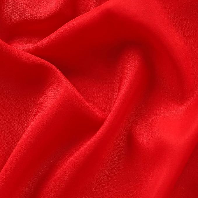 GFCC 6FTX9FT Red Backdrop Background - for Photography Photo Booth Backdrop for Photoshoot Background Screen Video Recording Parties Curtain