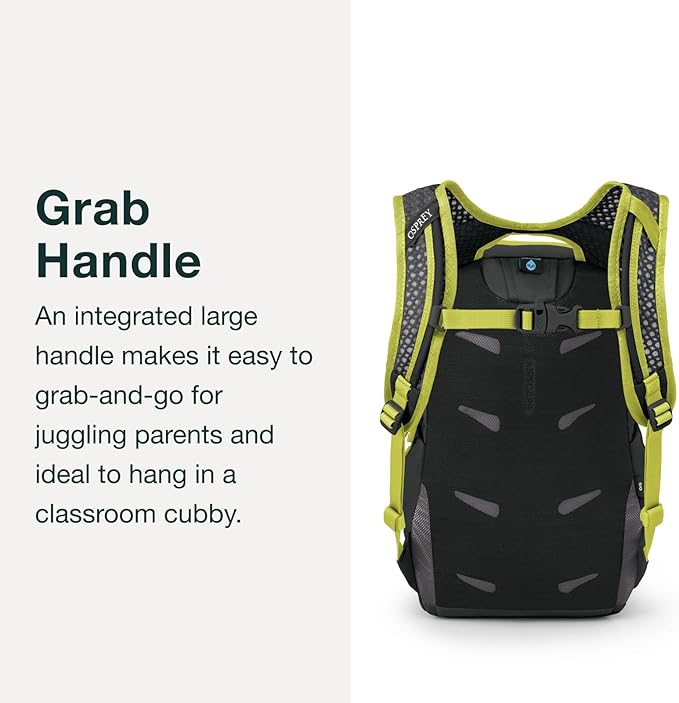 Osprey Daylite Jr. Kids' Commuter Backpack, Hotspot Pink/Frosty Mint