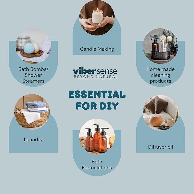 Essential Oils Set - Top 6 Blends for Diffusers, Home Care, Candle Making Scents, Fragrance, Aromatherapy, Humidifiers, Gifts -Rosemary,Eucalyptus,Tea Tree,Pepper Mint,Lemon Grass & Lavender 10ml