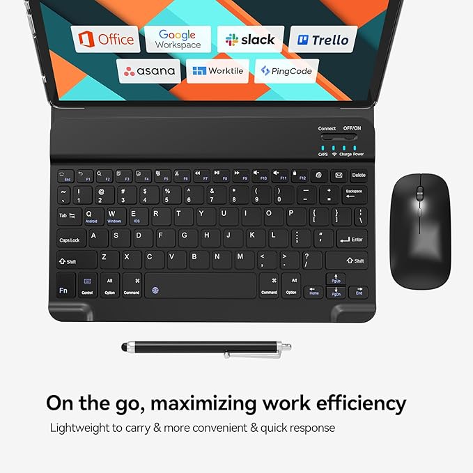 SUNTUNG Tablet, 2025 Latest 10 inch Android 14 Tablet, MTK8183 Octa-Core, 16GB 128GB 1TB Expansion, 2.4/5G WiFi, 21MP Camera, Gemini AI 2.0, Tablets with Keyboard, Mouse, Case etc