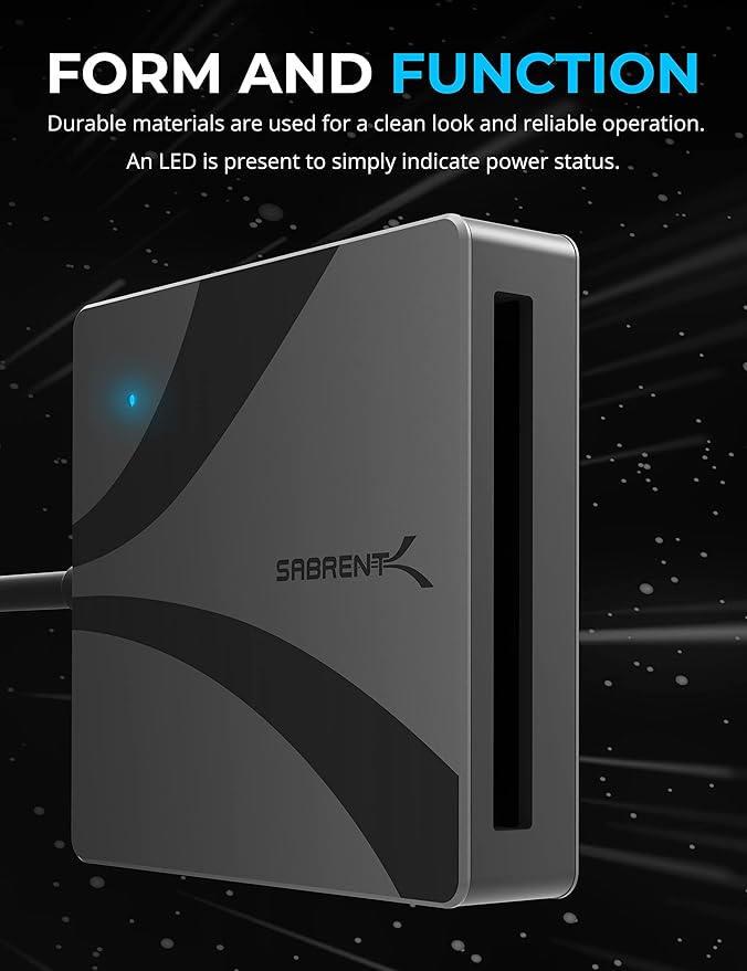 SABRENT USB Type C CFast 2.0 Card Reader [CR-CF20]